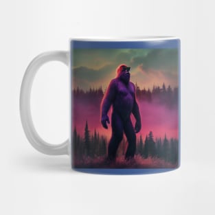 Dope Sasquatch in Nature Mug